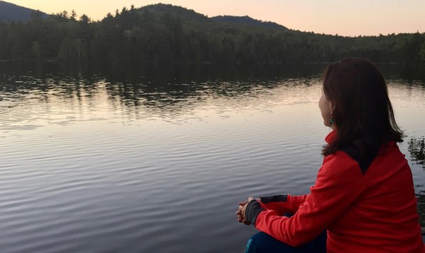 Achtsamkeit im Alltag: am See